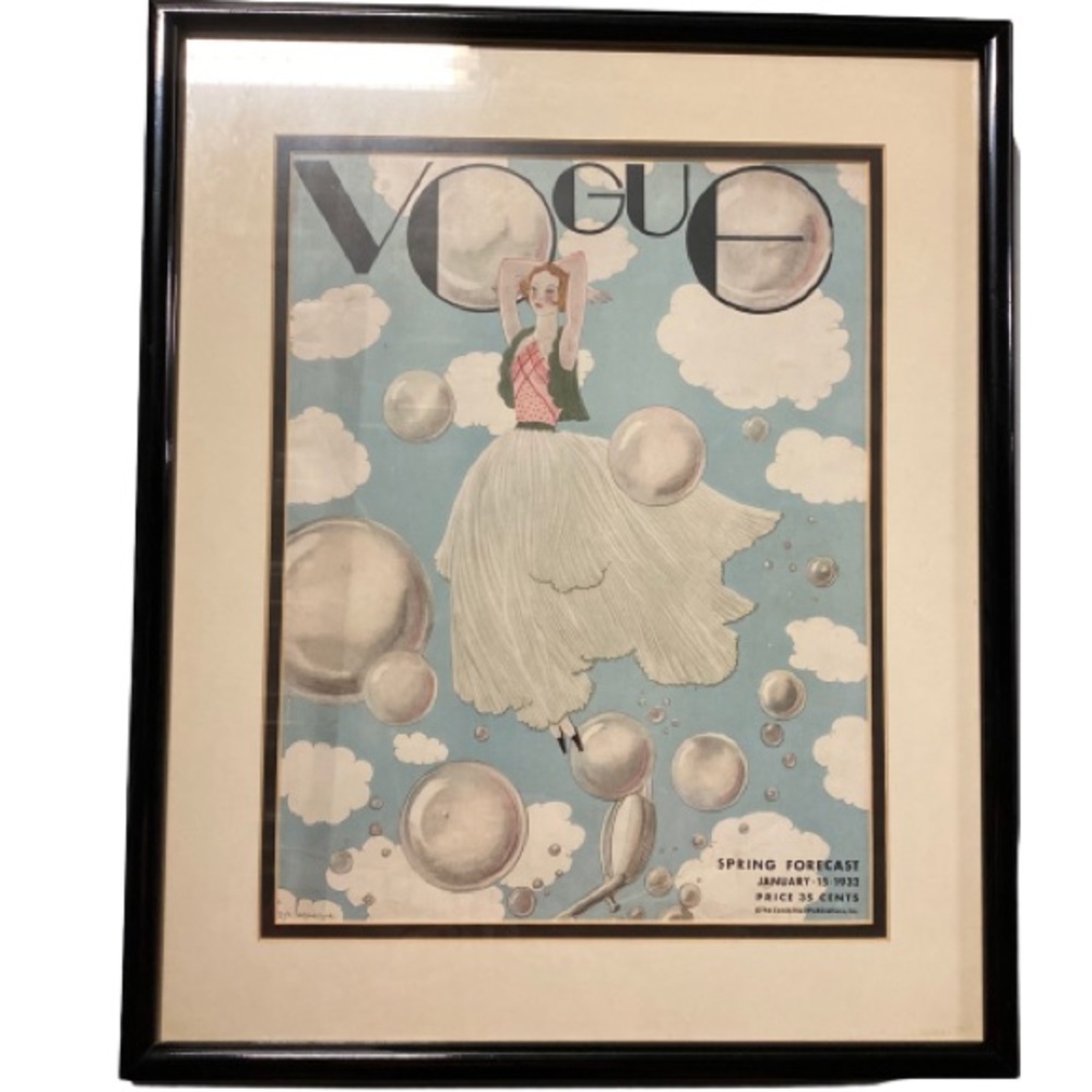 A Vintage Vogue Magazine Cover October 1922
